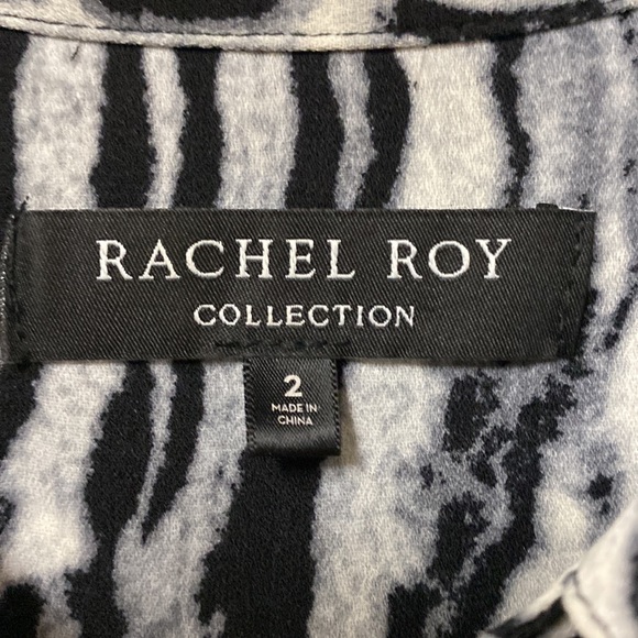Rachel Roy Collection Animal Print Blouse - Picture 3 of 3